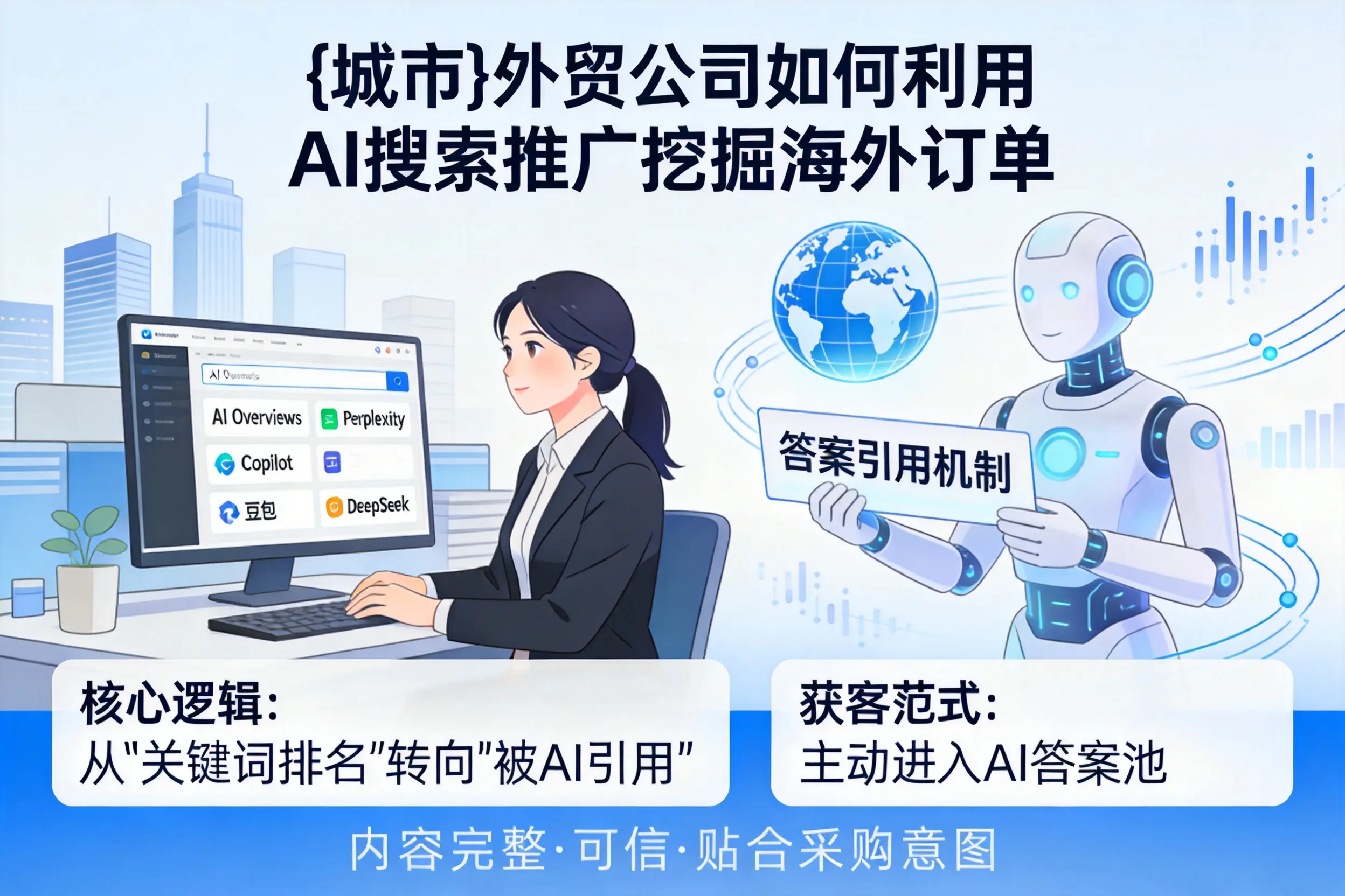 濮阳外贸公司如何利用AI搜索推广挖掘海外订单