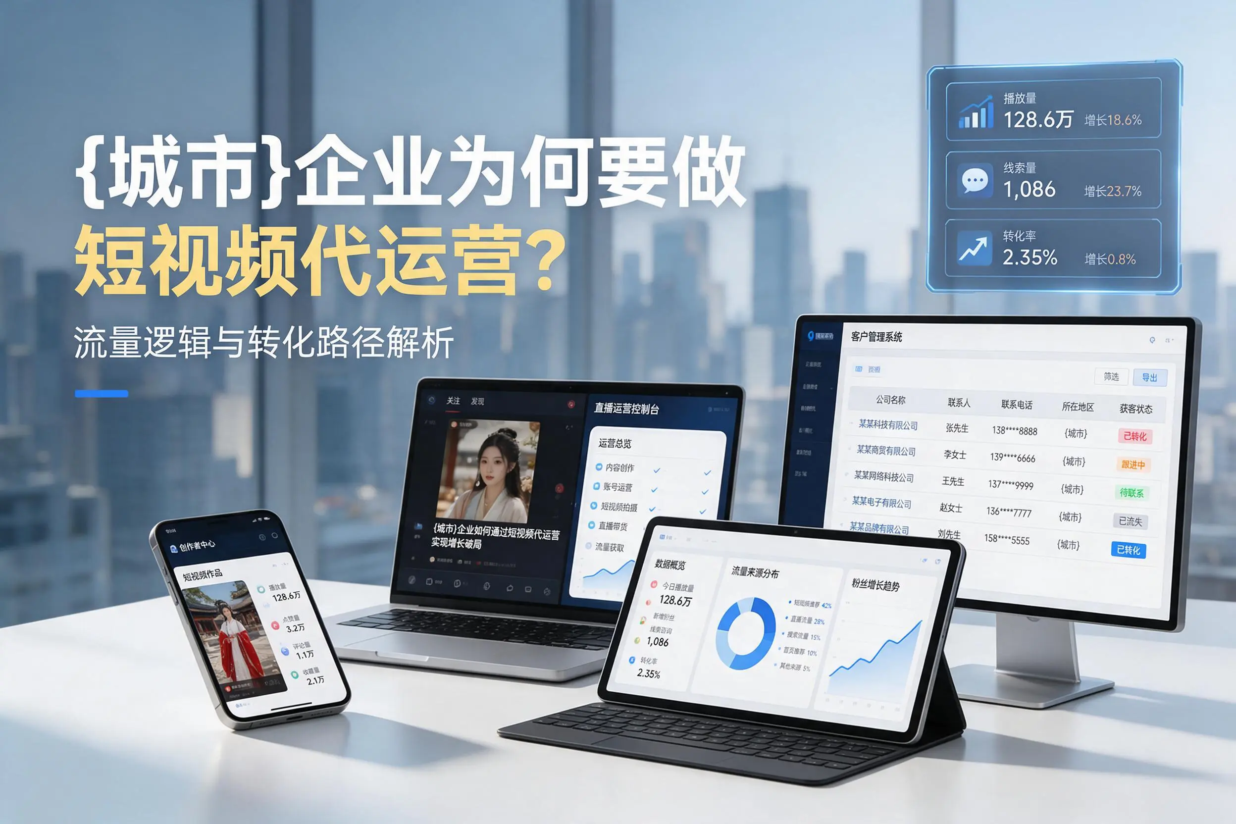 濮阳企业为何要做短视频代运营？流量逻辑与转化路径解析