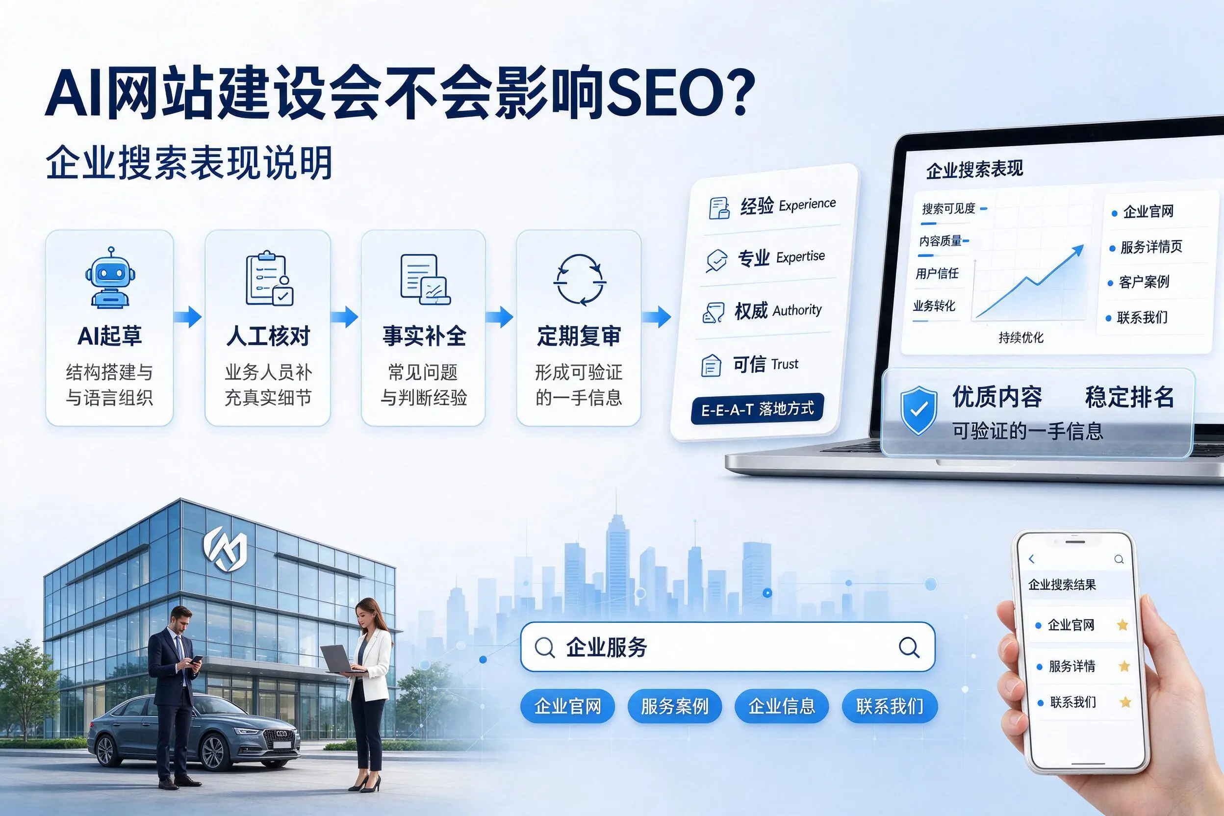AI网站建设会不会影响SEO?濮阳企业搜索表现说明