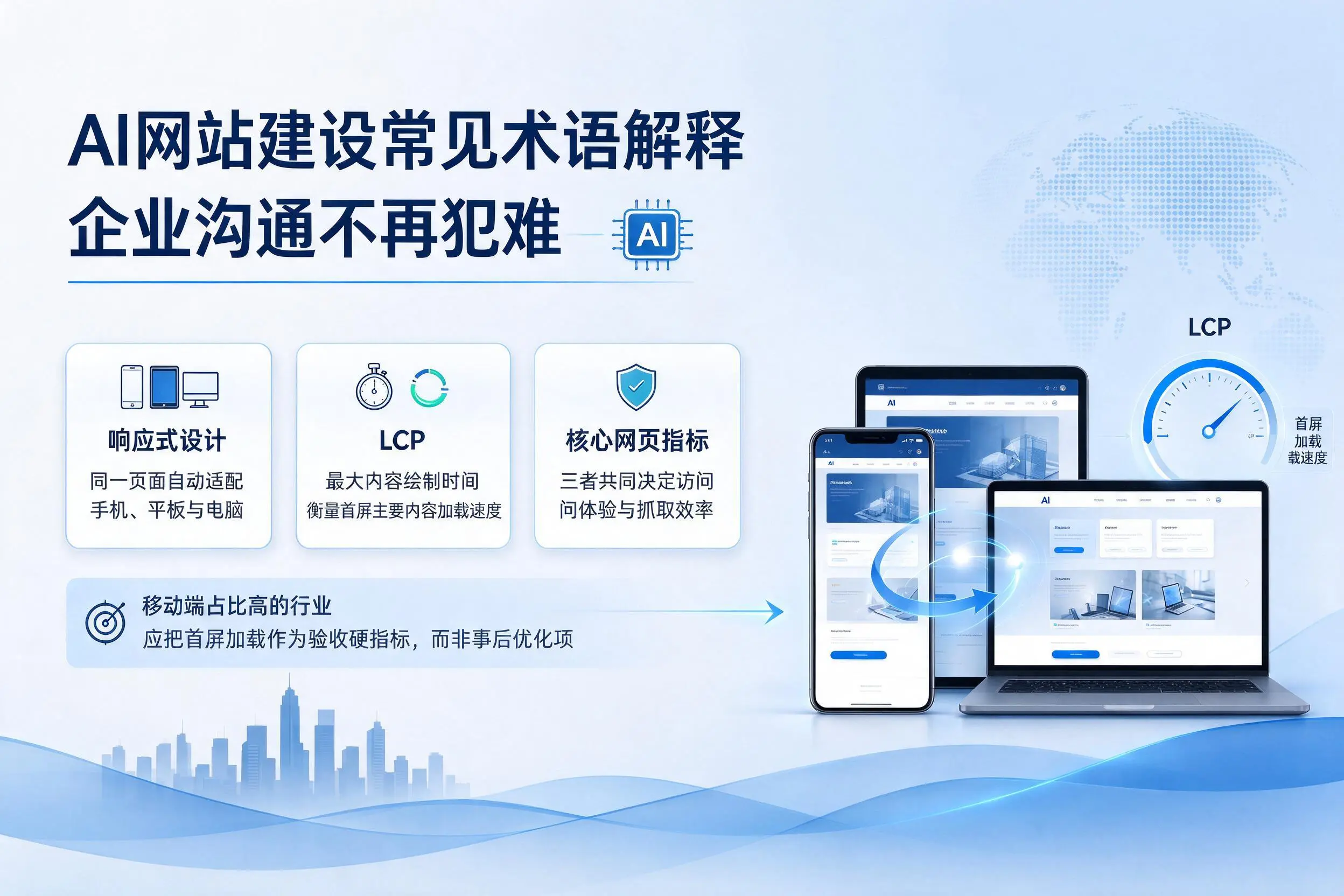 AI网站建设常见术语解释，濮阳企业沟通不再犯难