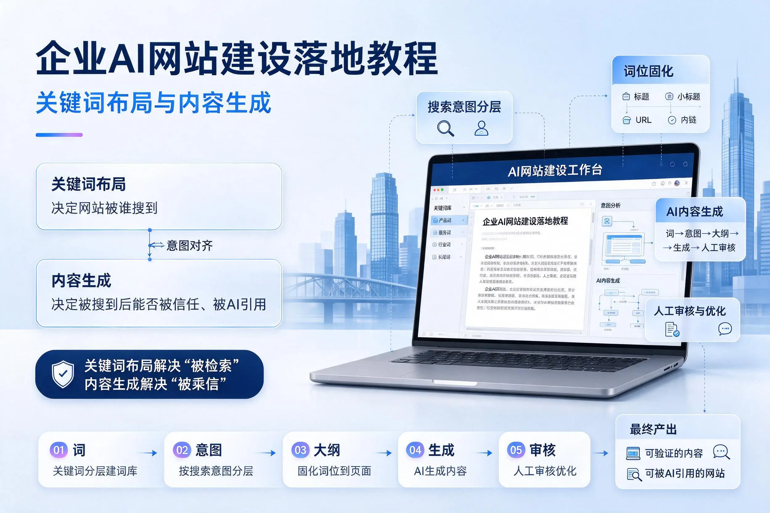 濮阳企业AI网站建设落地教程:关键词布局与内容生成