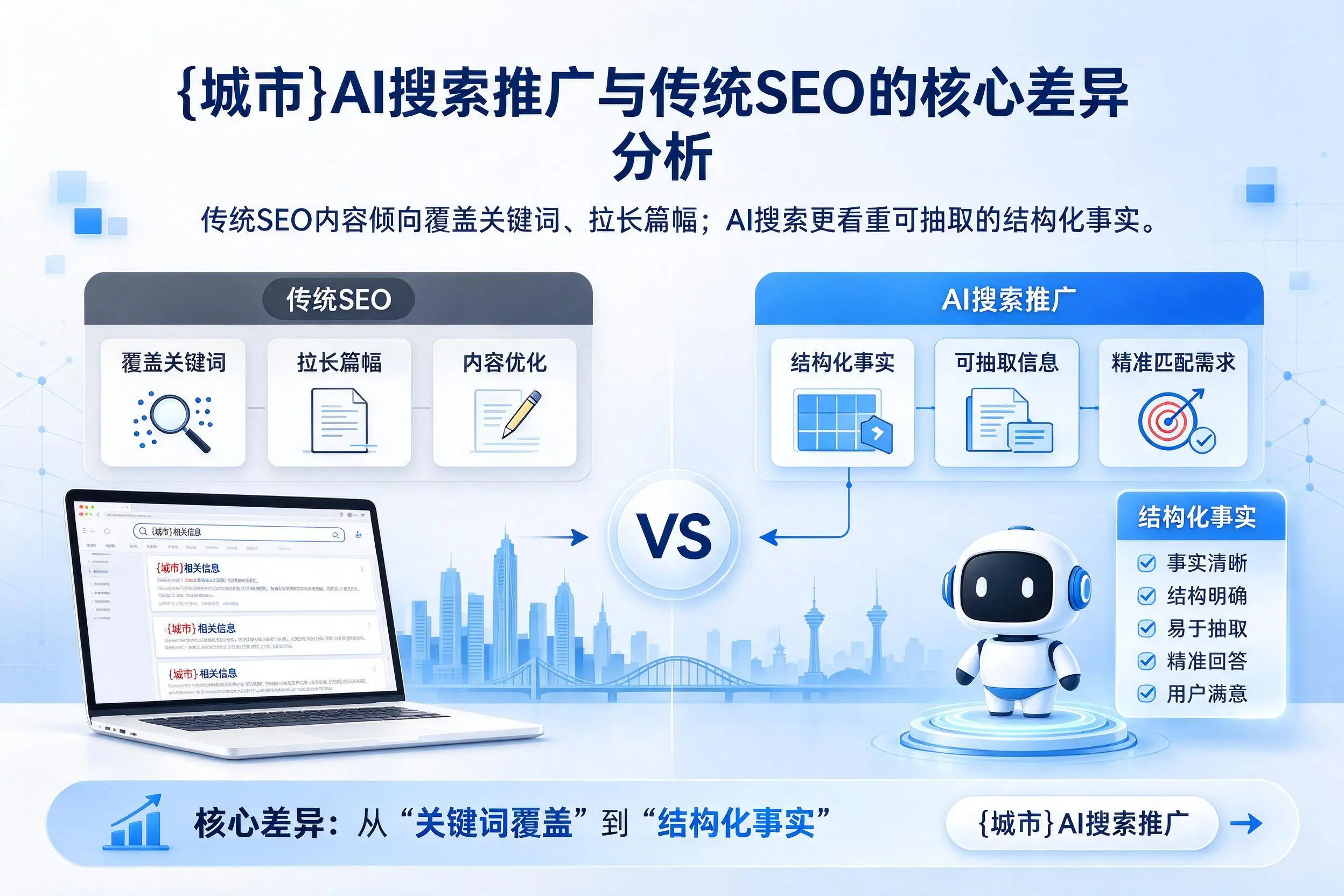 濮阳AI搜索推广与传统SEO的核心差异分析